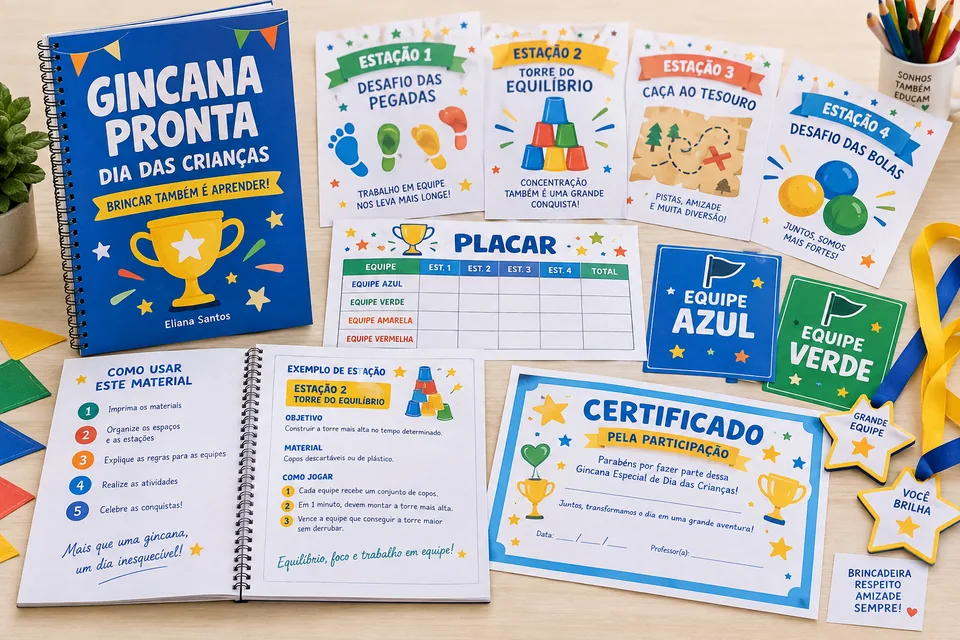 Apresentação do conjunto Gincana Pronta